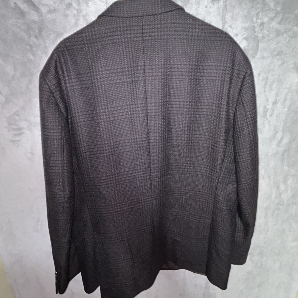 TESSUTO ITALIANO LeoMaster JOSEPH ABBOUD HERITAGE BLAZER SIZE 50L Brown Double - Picture 3 of 16